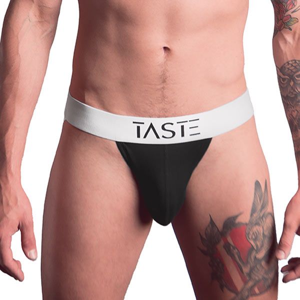 TASTE Signature Jockstrap | Black & White