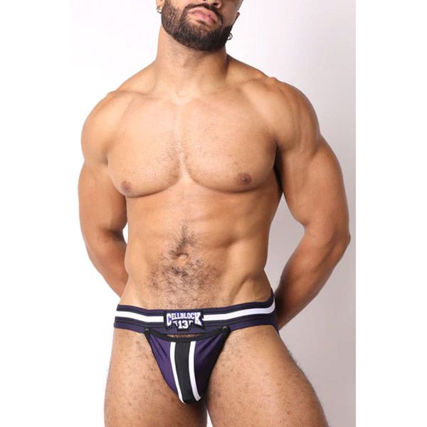 Cell Block 13 ALL ACCESS Jock With Detachable Pouch | Purple