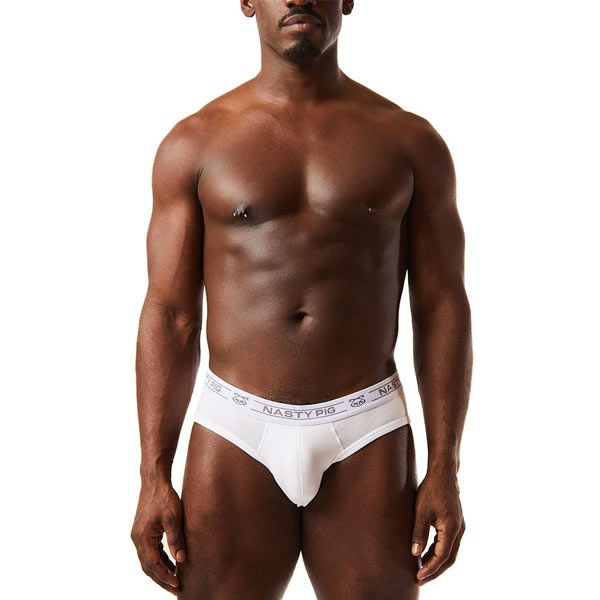 Nasty Pig LAUNCH Bikini Brief | White