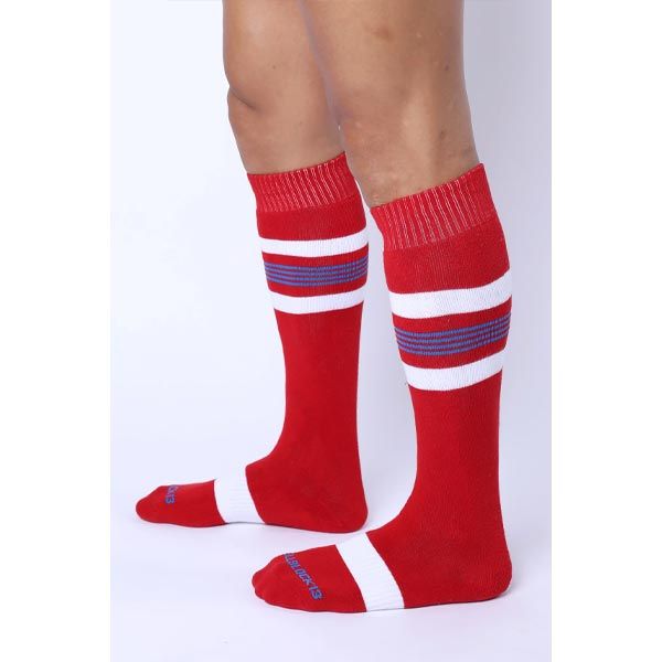 Cell Block 13 TIGHT END Knee High Socks | Red