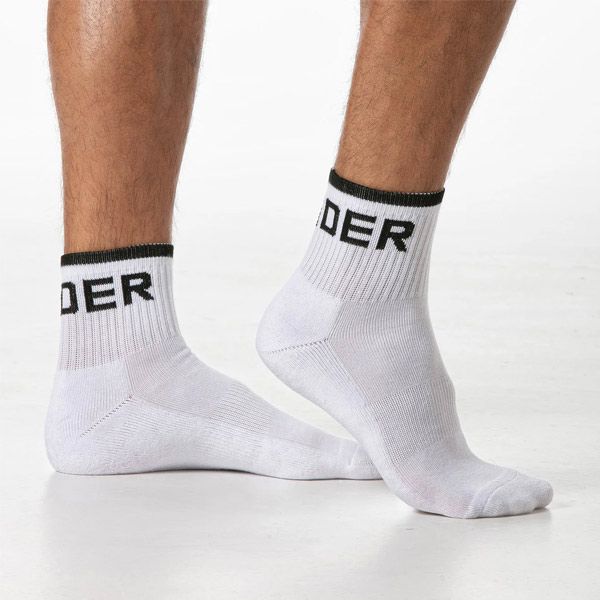 Leader Ankle Socks | White