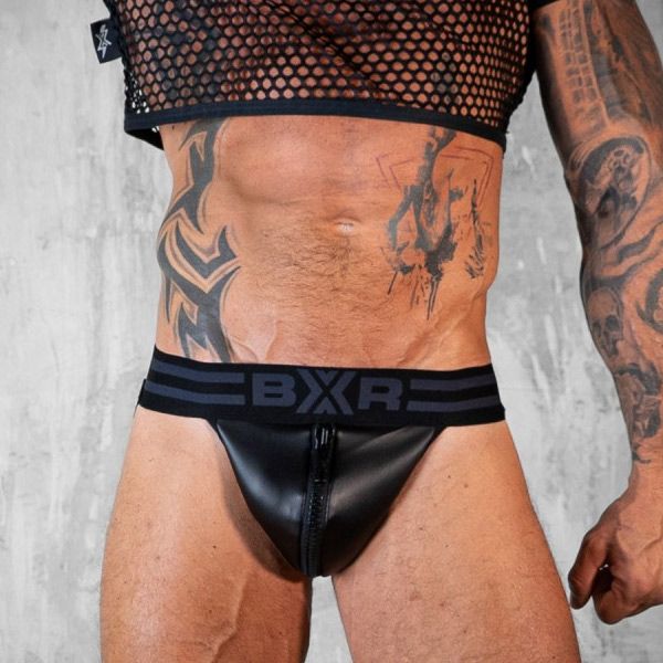 Boxer Barcelona Sexy Jock BIG ZIP | All Black