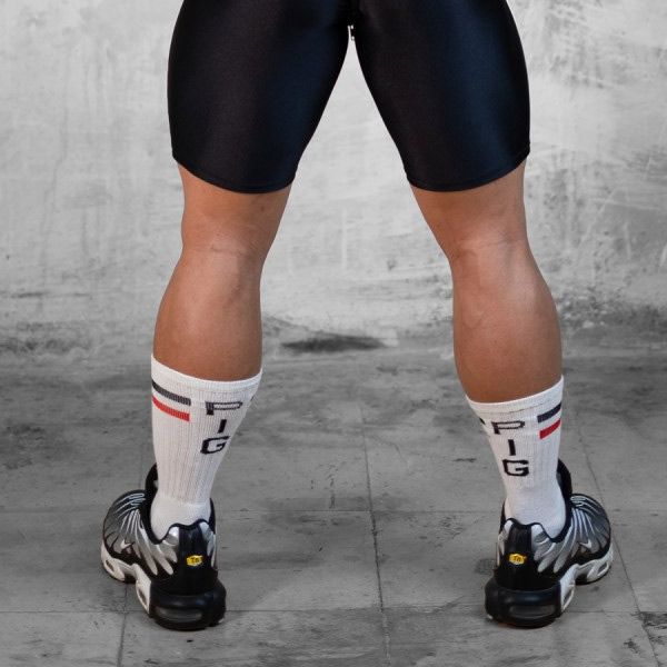 Boxer Barcelona Skater Socks White/Red/Black - PIG