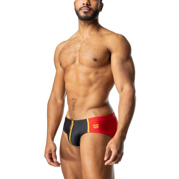 Nasty Pig TKO Swim Bikini | Red/Black/Gold