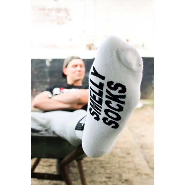 Sk8erboy® SMELLY Socks | White