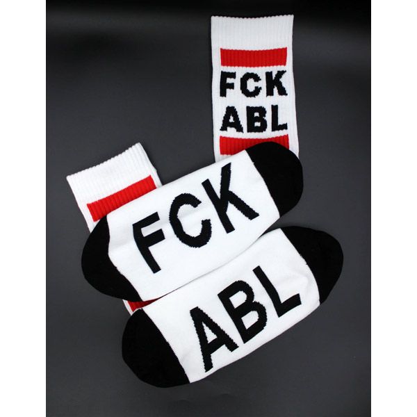 Sk8erboy® FCK ABL Socks | White