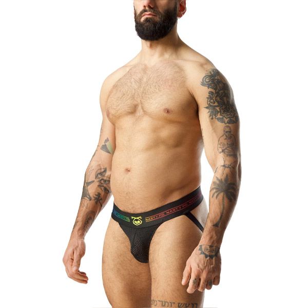 Nasty Pig Prism Pride Jock Strap | lack