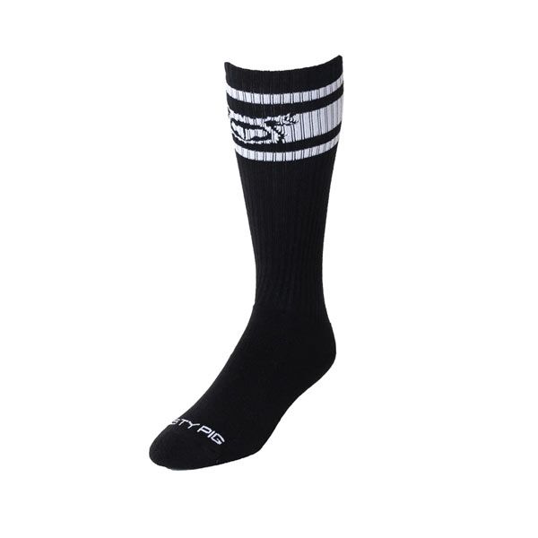 Nasty Pig Hook'd Up Sport Sock - Black/White - OSFA