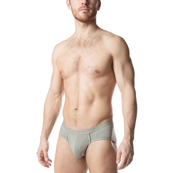 Nasty Pig Indulge U-Front Brief - Sage Green
