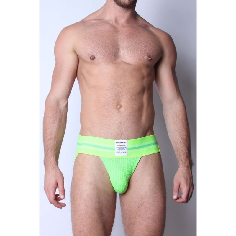 Cell Block 13 TIGHT END Classic Jockstrap | Lime Green