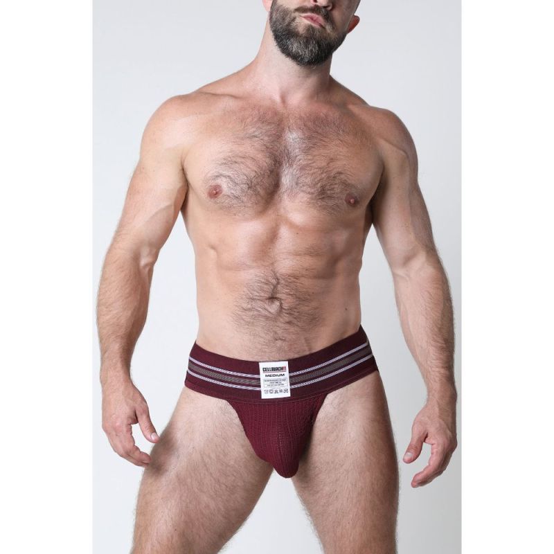 Cell Block 13 TIGHT END Classic Jockstrap | Burgundy 