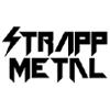 Displaying the Heavy Metal inspired font reading STRAPP METAL